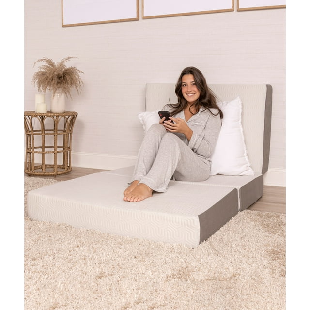 Milliard 6Inch Memory Foam Tri Folding Mattress with Ultra Soft