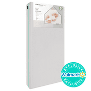 Milliard Crib Mattress, Flip Technology, Firm Side For Baby and Soft Side For Toddler - 100% Cotton Cover - Light Grey