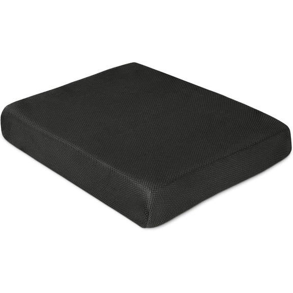 Milliard Memory Foam Seat Cushion Chair Pad Office Chair Cushion for Enhanced Comfort & Posture Support Ideal for Office Car and Travel Seat Cushion Cushion for Chair (Black Mesh)
