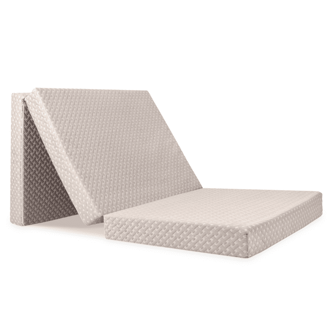 Milliard Premium Folding Mattress, Memory Foam Tri Fold, Waterproof Washable Cover, Single (75