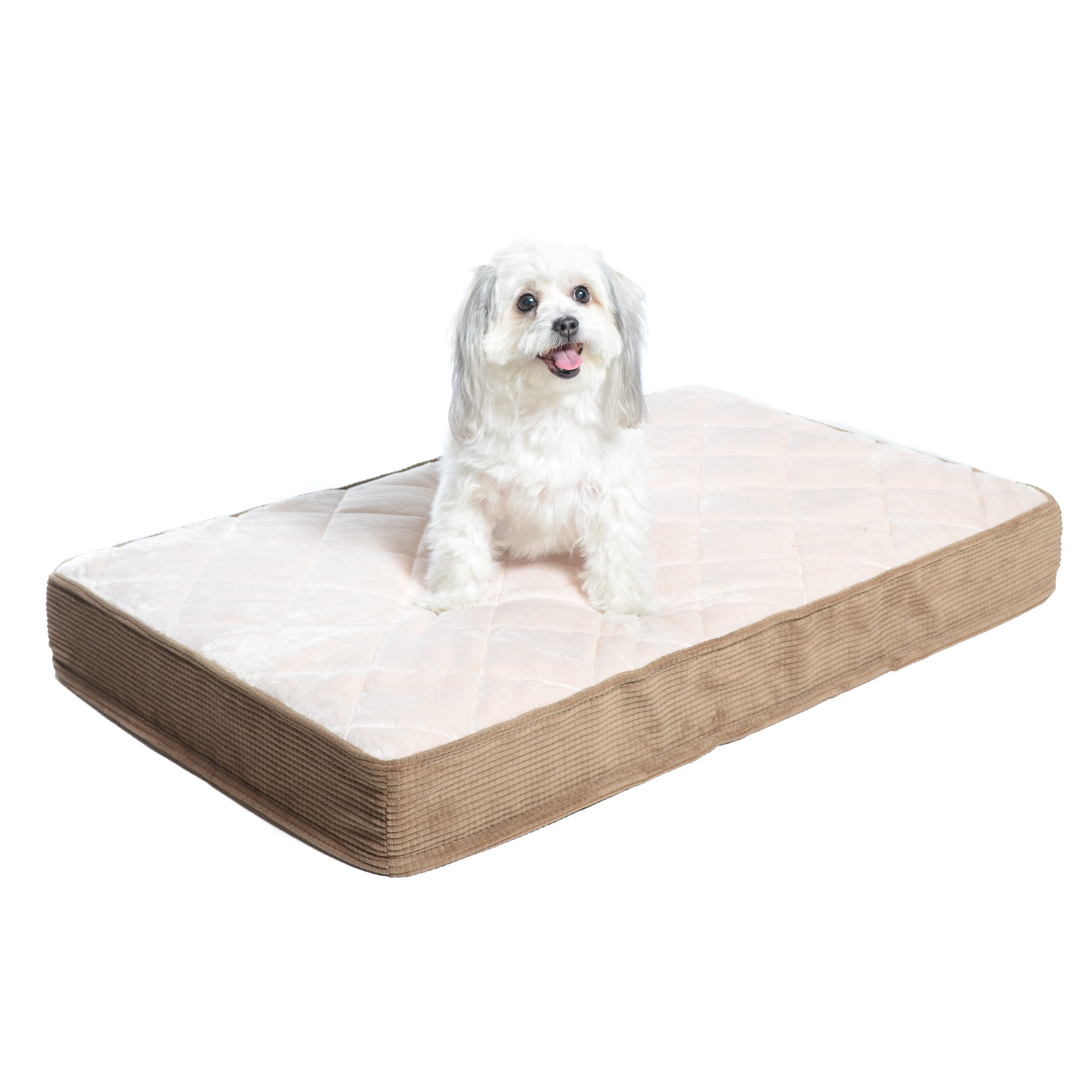Milliard Quilted Padded Orthopedic Dog Bed, Egg Crate Foam with Plush Pillow Top Washable Cover (41 inches x 27 inches x 4 inches) - image 1 of 7