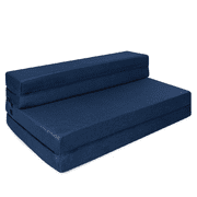 Milliard Tri-Fold Foam Folding Mattress and Sofa Bed for Guests Floor Mat - Twin XL 78x38x4.5 Inch