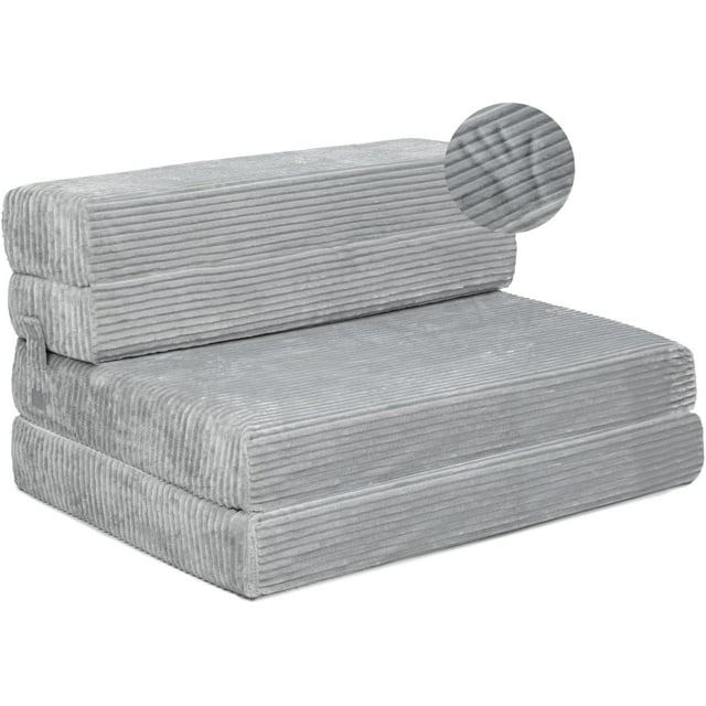 "Milliard TriFold Memory Foam Sofa Mattress, Twin Size with Washable