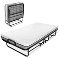 thumbnail image 1 of Milliard Twin Steel Folding Bed with Luxurious Memory Foam, 1 of 8
