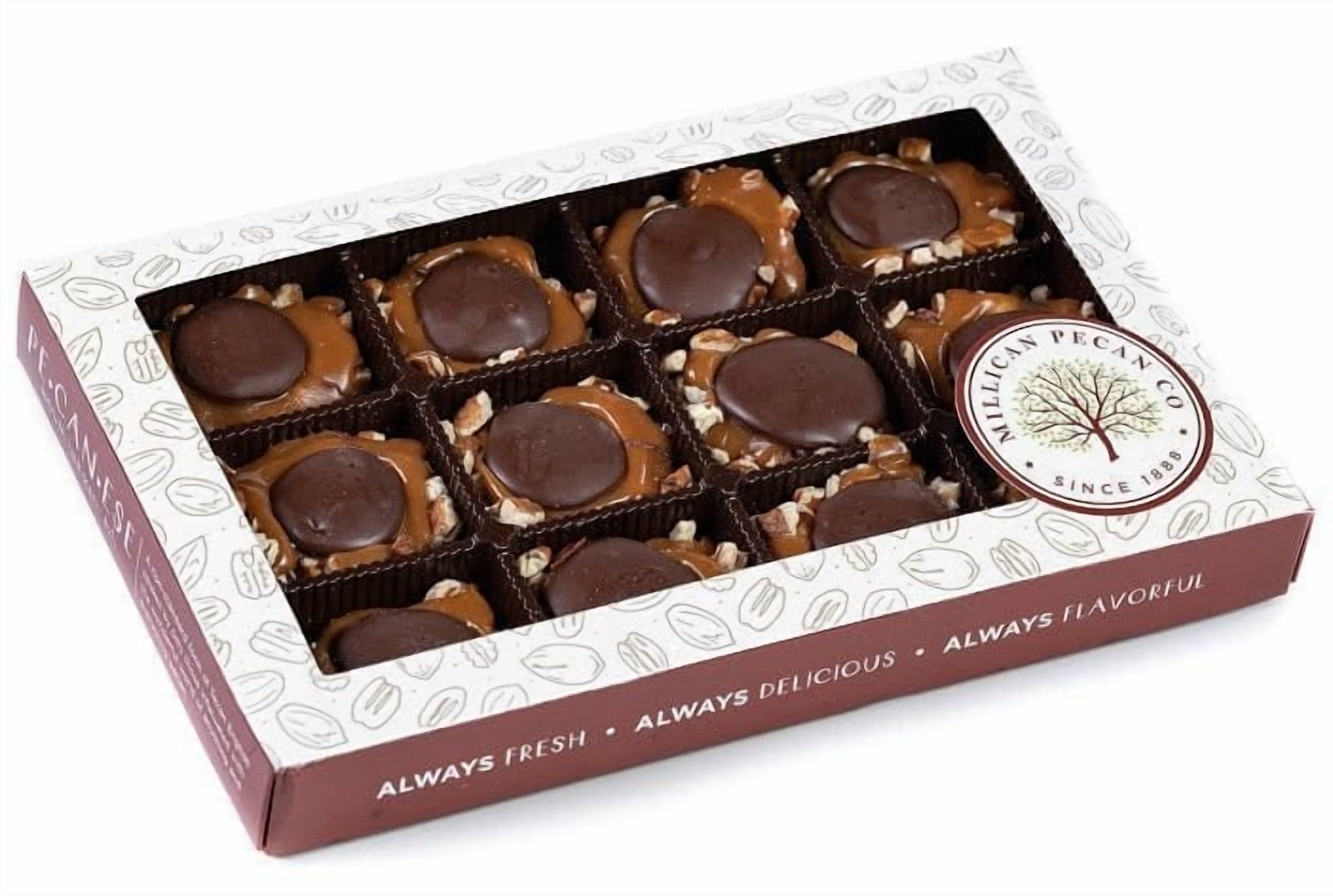 Millican Pecan Company Dark Chocolate Millicans, 8 ounce