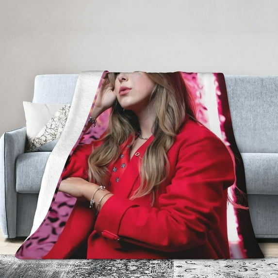 Millie Bobby Brown Fashion Personality Blanket Winter Super Soft Quilt Bed Durable Warm Lightweight Blanket 80"x60"