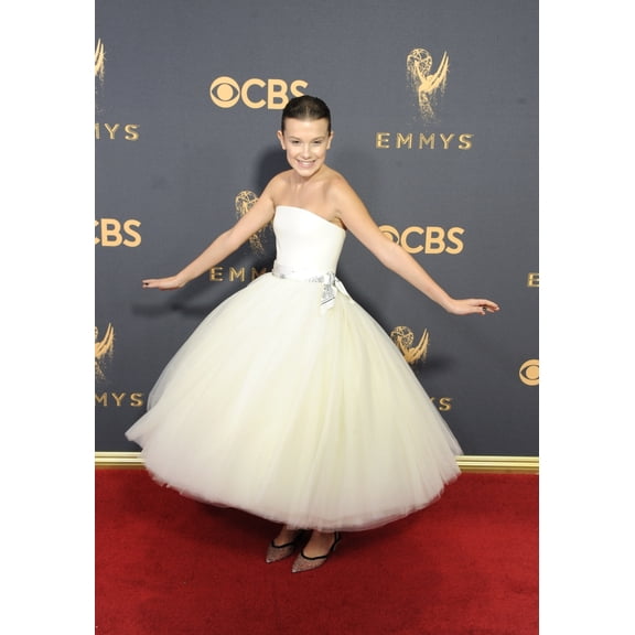 Millie Bobby Brown (Wearing Calvin Klein) At Arrivals For The 69Th Annual Primetime Emmy Awards 2017 - Arrivals,