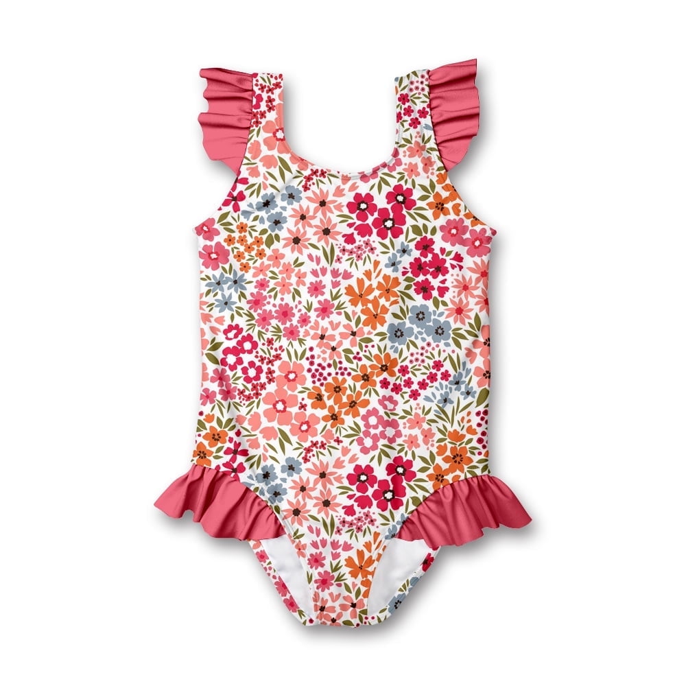 The Positano - Girls Ruffle One Piece UPF 50+