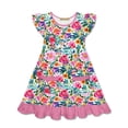 thumbnail image 1 of Millie Loves Lily Girls Pink Becky Floral 2-Pocket Dress, Girls Size 3T, 1 of 4