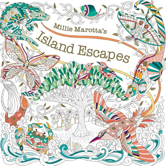 Millie Marotta: Millie Marotta's Island Escape: A Coloring Adventure (Paperback)