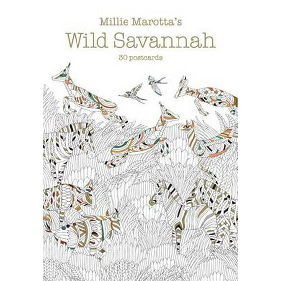 Millie Marotta's Wild Savannah : 30 Postcards
