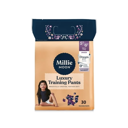 Millie Moon Luxury Training Pants, Size 5T-6T, 30 Count