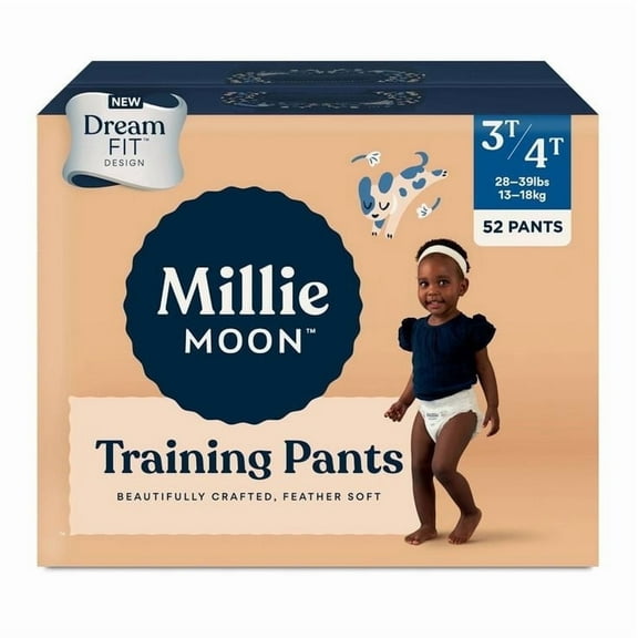 Millie Moon Potty Training Pants, 3T-4T Toddler