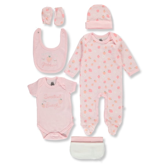 Millie & Myles Baby Girls' 8-Piece Layette Gift Set Color: multi Size: 3 - 6 months