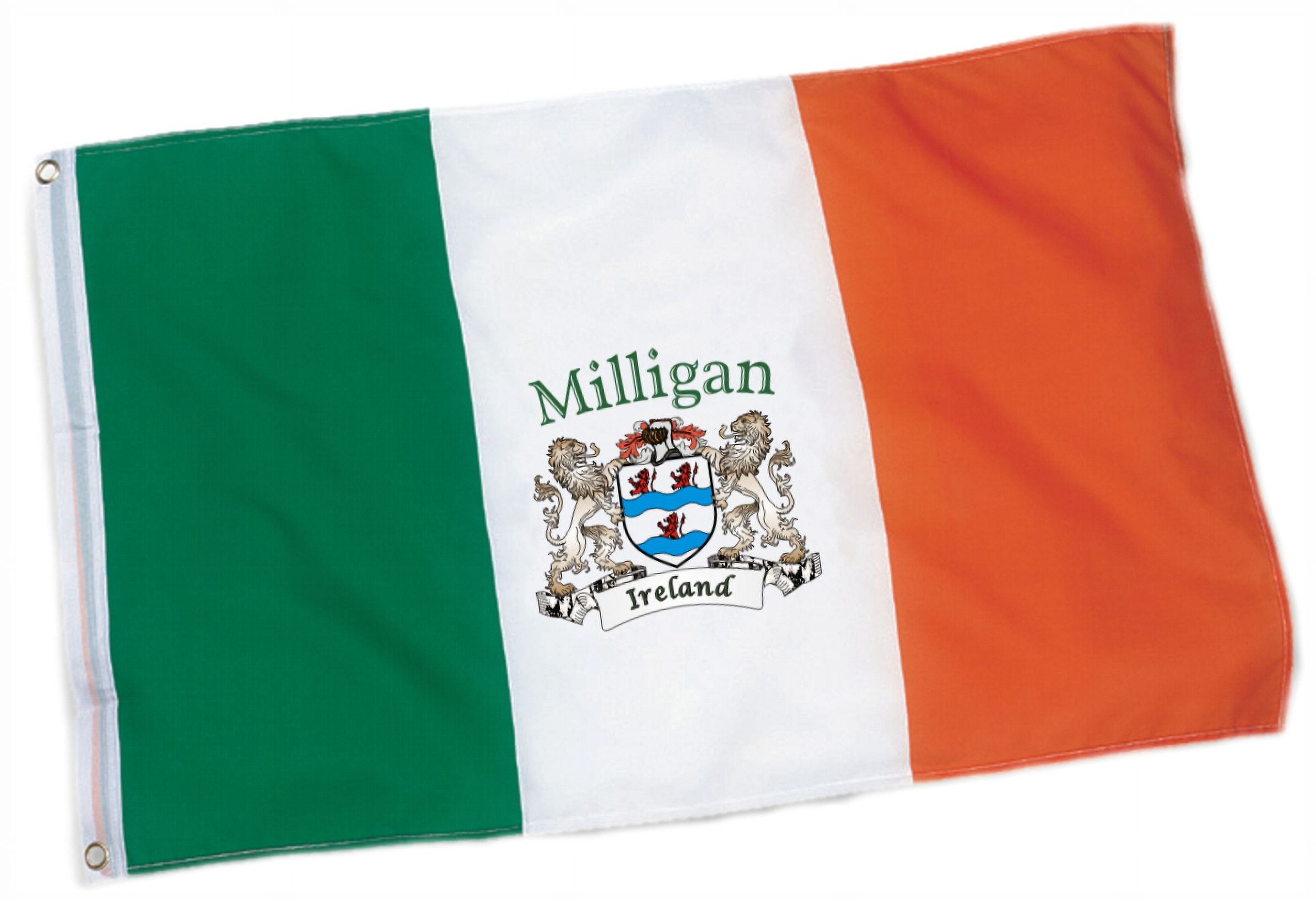 Milligan Irish Coat of Arms Ireland Flag - 3'x5' foot. - Walmart.com