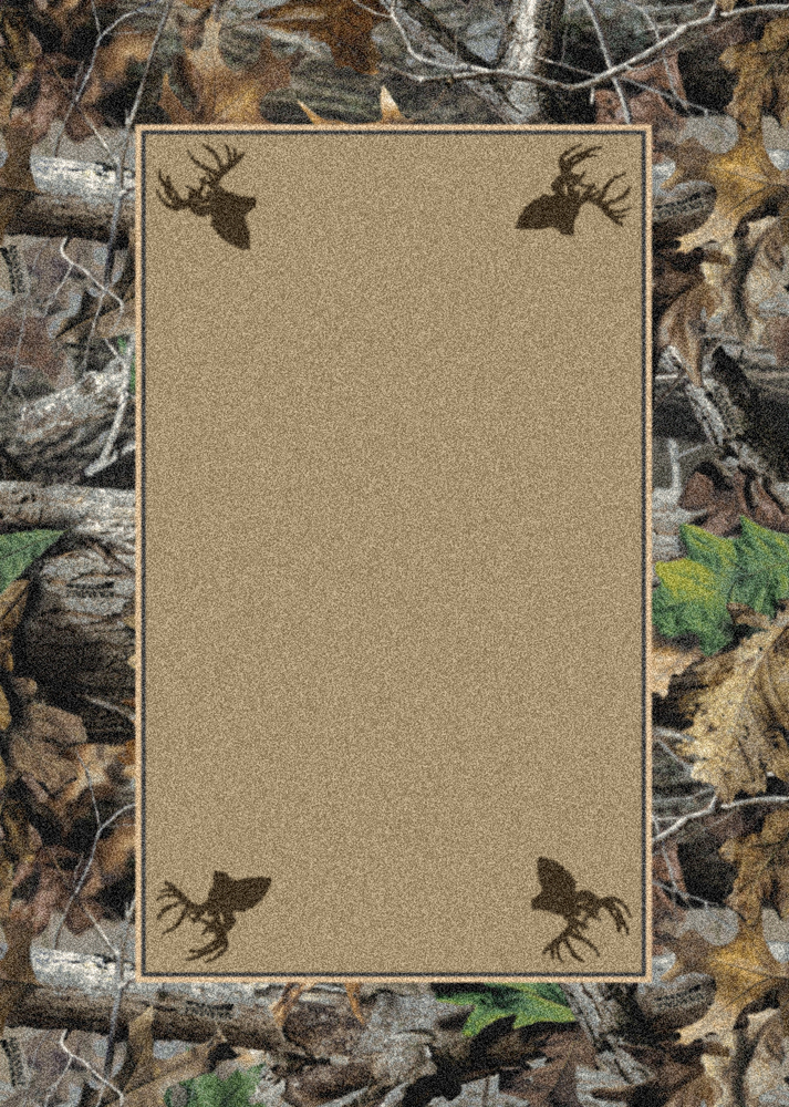 Timber Ridge Area Rug Milliken Beige Area Rug New Timber Solid Center - Aprx 3' 10