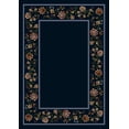 thumbnail image 1 of Milliken Blue Bordered Area Rug Khorrasan Sapphire II - Aprx 5' 4" x 7' 8", 1 of 1