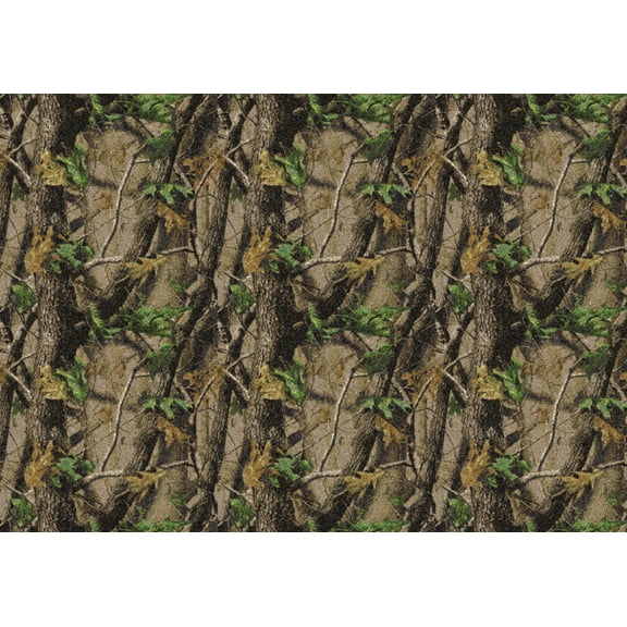 Milliken Brown Nature Print Area Rug Hardwoods Green - Aprx 5' 4" x 7' 8"