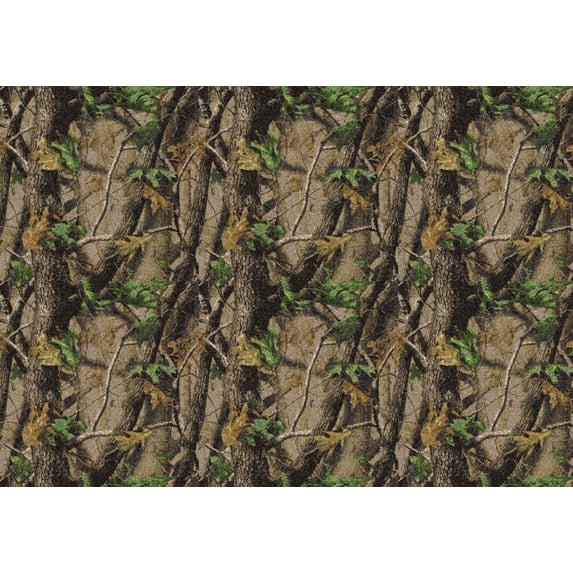 Milliken Brown Nature Print Area Rug Hardwoods Green - Aprx 5' 4" x 7' 8"