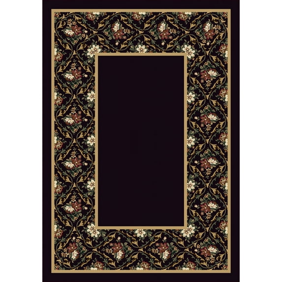 Milliken Design Center Area Rug BOUQUET LACE ONYX Bouquet Lace Onyx 2' 4" x 15' 6" Runner