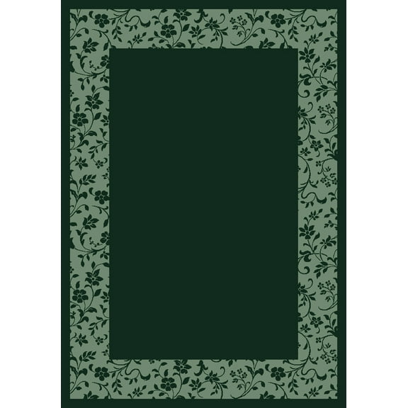 Milliken Design Center Area Rug BROCADE EMERALD Brocade Emerald 7' 8" x 10' 9" Rectangle