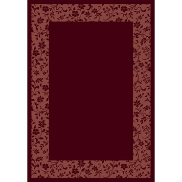 Milliken Design Center Area Rug BROCADE GARNET Brocade Garnet Vines Negative 2' 4" x 23' 2" Runner