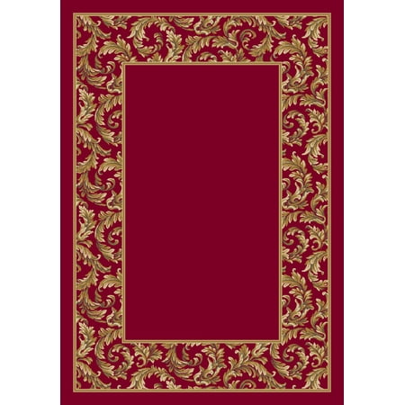 Milliken Design Center Area Rug CORINTHIUS RUBY Corinthius Ruby 5' 4" x 7' 8" Rectangle