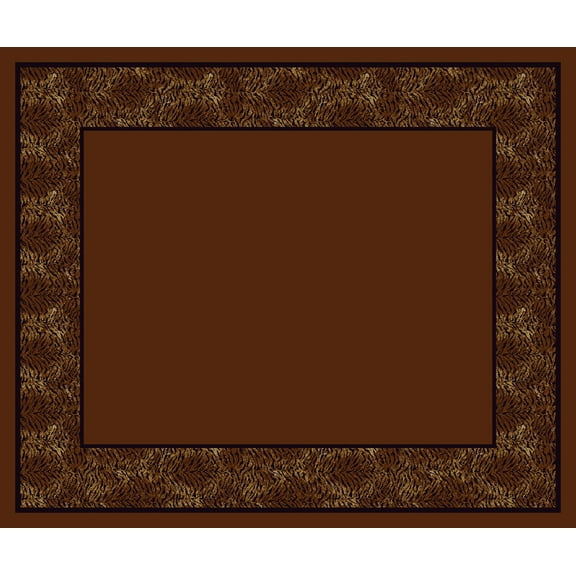 Milliken Design Center Area Rug DOMO TIGER Domo Tiger Stained Smeared 7' 8" x 10' 9" Rectangle