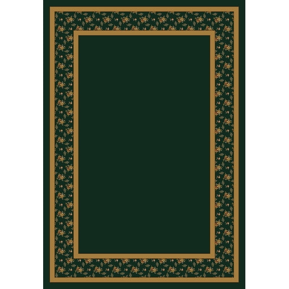 Milliken Design Center Area Rug GARDEN ESTATE EMERALD Garden Estate Emerald 5' 4" x 7' 8" Rectangle