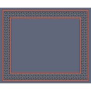 Milliken Design Center Area Rug GARDEN ESTATE LAPIS Garden Estate Lapis 7 7 x 7 7 Round