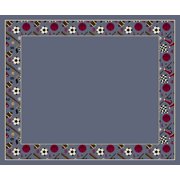 Milliken Design Center Area Rug GOOD SPORTS LAPIS Good Sports Lapis 2 4 x 23 2 Runner