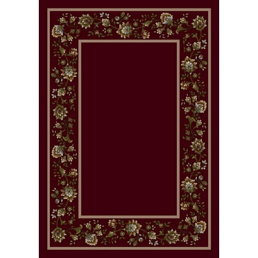 Milliken Design Center Area Rug KHORRASAN CRANBERRY Khorrasan Cranberry 2' 4" x 23' 2" Runner