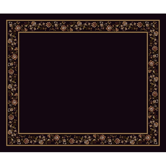 Milliken Design Center Area Rug KHORRASAN ONYX Khorrasan Onyx 7' 8" x 10' 9" Rectangle