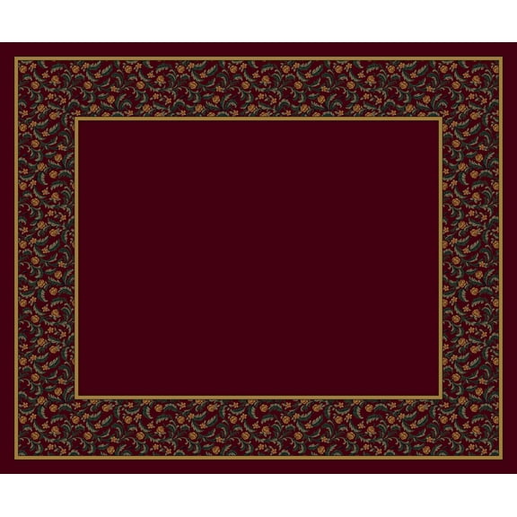 Milliken Design Center Area Rug LATIN ROSE GARNET II Latin Rose Garnet Ii 10' 9" x 13' 2" Rectangle