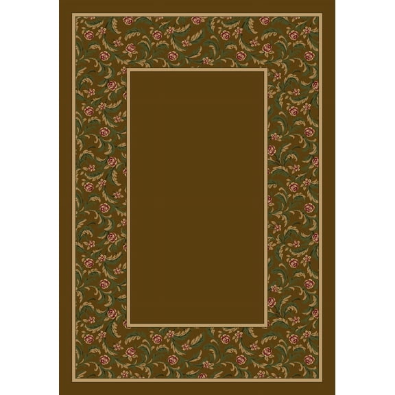 Milliken Design Center Area Rug LATIN ROSE NUTMEG II Latin Rose Nutmeg Ii 2' 4" x 11' 8" Runner