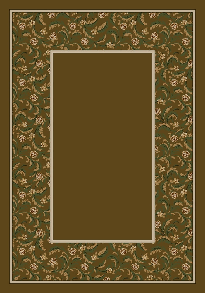 Milliken Design Center Area Rug LATIN ROSE TOBACCO II Latin Rose ...