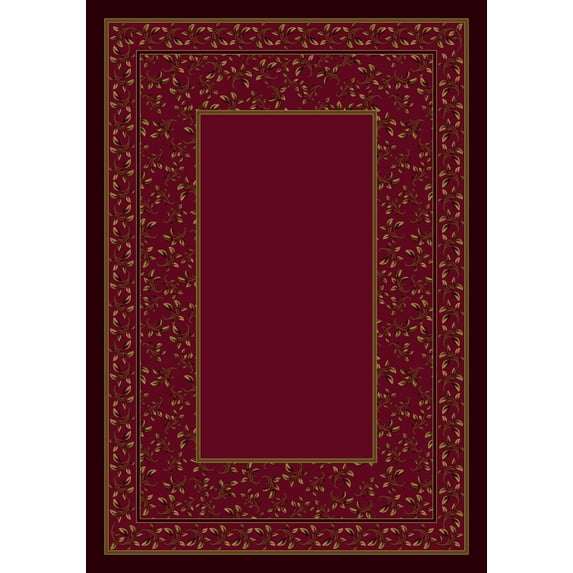 Milliken Design Center Area Rug LEANDER BRICK Leander Brick Petals Vines 2' 4" x 11' 8" Runner