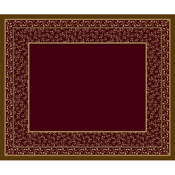 Milliken Design Center Area Rug LEANDER GARNET II Leander Garnet Ii 2' 4" x 15' 6" Runner