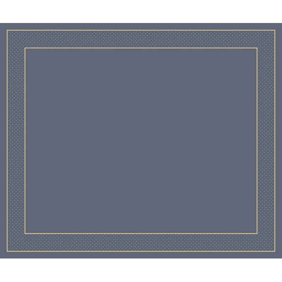 Milliken Design Center Area Rug LEGACY LAPIS Legacy Lapis Diagonals Dotted 2' 4" x 11' 8" Runner