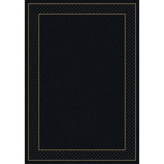 Milliken Design Center Area Rug LEGACY ONYX Legacy Onyx Bordered Lines 10' 9" x 13' 2" Rectangle