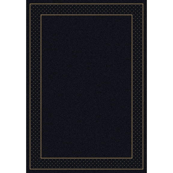 Milliken Design Center Area Rug LEGACY ONYX Legacy Onyx Bordered Lines 2' 4" x 11' 8" Runner