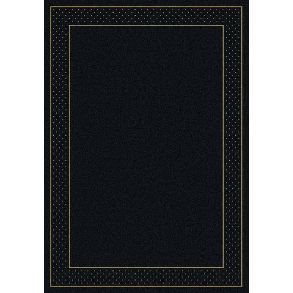 Milliken Design Center Area Rug LEGACY ONYX Legacy Onyx Bordered Lines 3' 10" x 5' 4" Rectangle