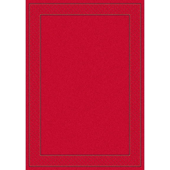 Milliken Design Center Area Rug LEGACY RUBY Legacy Ruby Flat Spotted 5' 4" x 7' 8" Rectangle