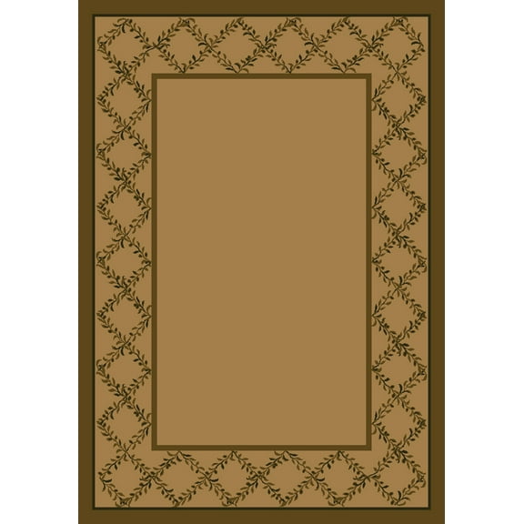 Milliken Design Center Area Rug LYSTRA MAIZE II Lystra Maize Ii Garlands Petals 7' 7" x 7' 7" Round