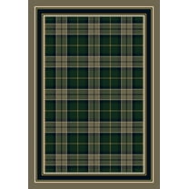 Milliken Design Center Area Rug MAGEE PLAID EMERALD II Magee Plaid 11006 3' 10" x  5' 4" Rectangle