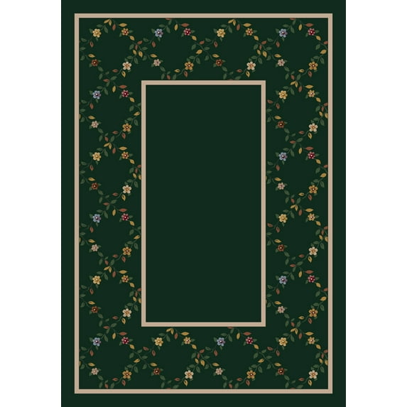 Milliken Design Center Area Rug MAIDEN EMERALD II Maiden Emerald Ii 7' 7" x 7' 7" Round