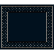 Milliken Design Center Area Rug MORAY SAPPHIRE Moray Sapphire Dotted Solid 3 10 x 5 4 Rectangle