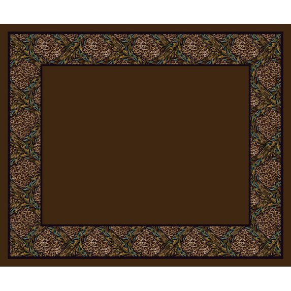 Milliken Design Center Area Rug NAKURA TRELLIS LEOPARD Nakura Trellis Leopard 2' 4" x 15' 6" Runner