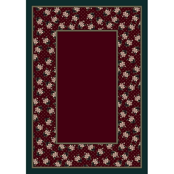 Milliken Design Center Area Rug RAMBLING ROSE GARNET II Rambling Rose Garnet Ii 7' 8" x 10' 9" Rectangle