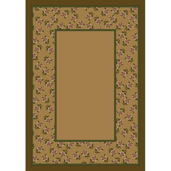 Milliken Design Center Area Rug RAMBLING ROSE MAIZE II Rambling Rose Maize Ii 5' 4" x 7' 8" Rectangle
